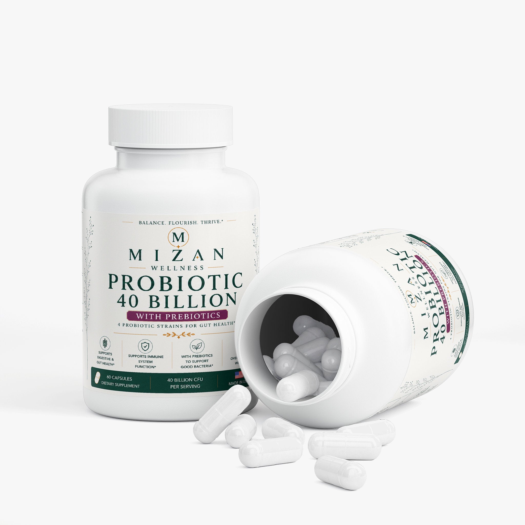 Probiotic 40 Billion with Prebiotics